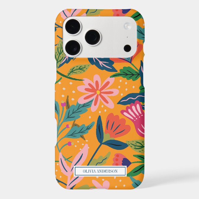 Modern Tropical Floral Pattern (Back)