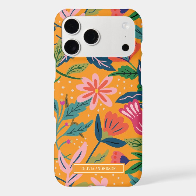 Modern Tropical Floral Pattern (Back)