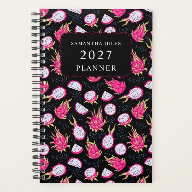 Modern Tropical Fruit Pattern Planner (Front)