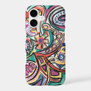 Modern Tropical-Hand Painted Abstract Art