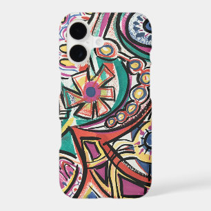 Modern Tropical-Hand Painted Abstract Art