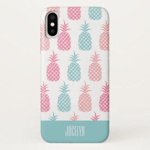 Modern Tropical Pineapple Monogram Case-Mate iPhone Case