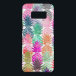Modern tropical pineapples pastel watercolor Case-Mate samsung galaxy s8 case<br><div class="desc">A modern,  summer,  tropical and exotic watercolor pineapples fruits pattern in pink,  purple,  green and blue. The colour background is fully customisable</div>
