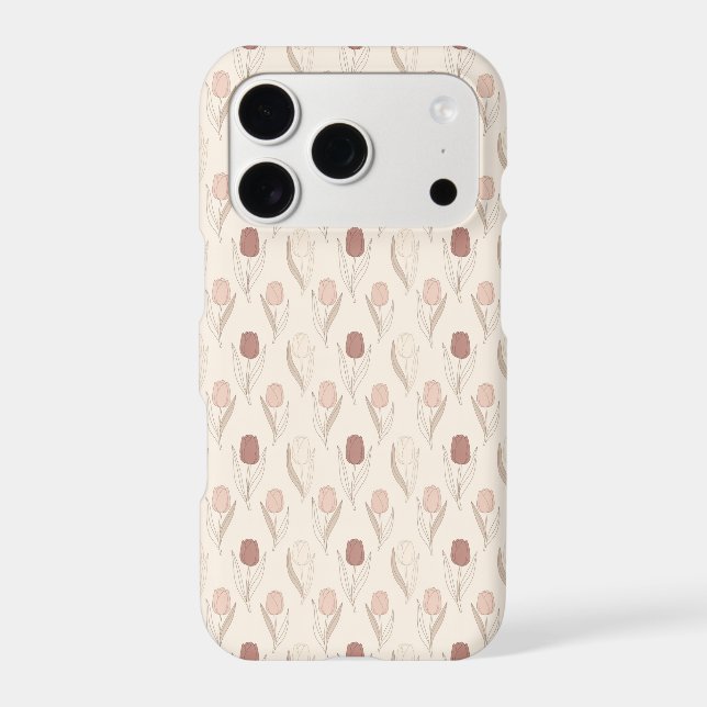 Modern Tulip Floral Pattern (Back)