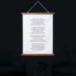 Modern Typewriter Your Custom Poem Hanging Tapestry<br><div class="desc">Modern Typewriter Your Custom Poem on Canvas Hanging Tapestry</div>