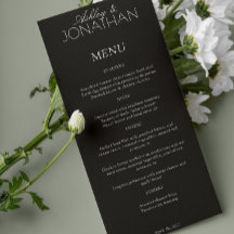 Modern Typographic-Centric Wedding Reception