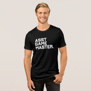 Modern Typography Asst Game Master Men's Matching Tri-Blend Shirt