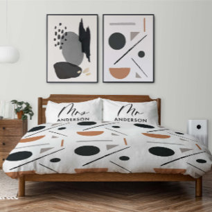 Modern typography elegant script mr gift pillow pillowcase