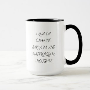 Modern Typography Funny Coffee Lover Mug