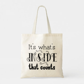 Modern Typography funny Quotes Tote Bag
