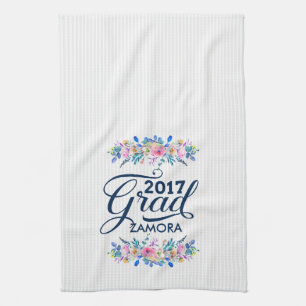 Modern Typography Grad 2023 Tea Towel