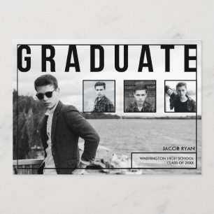 Modern Typography, Graduation Announcements