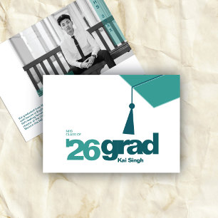 Modern Typography Graduation   Class of 2026 Announcement