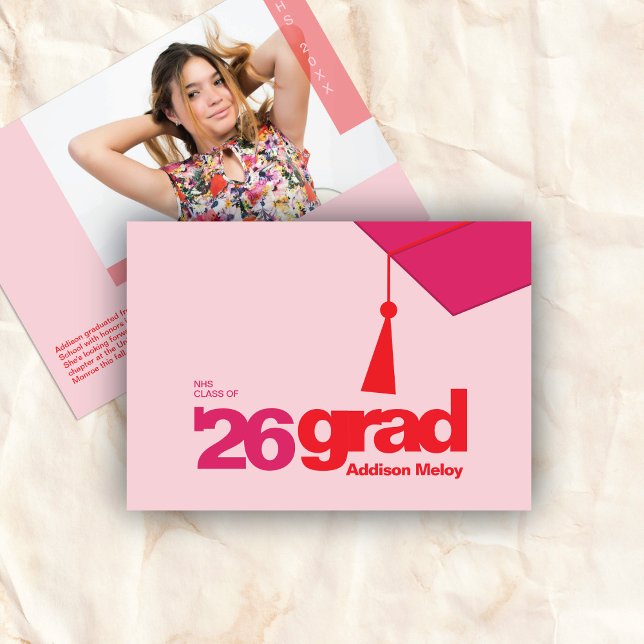 Modern Typography Graduation | Class of 2026 Announcement (Creator Uploaded)