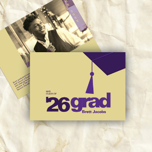 Modern Typography Graduation   Class of 2026 Announcement