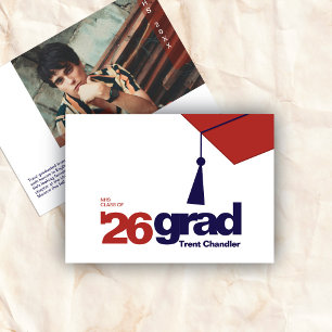 Modern Typography Graduation Class of 2026 Announcement