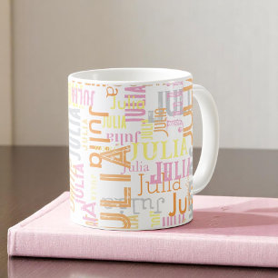 Modern Typography Her Name Coffee Mug