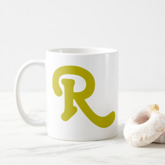 Modern Typography Monogram Coffee Mug
