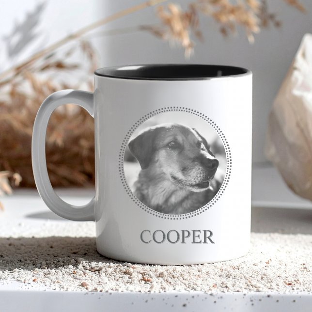 Modern Typography Personalised Pet Mug (Creator Uploaded)