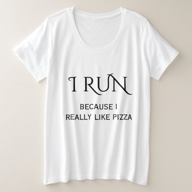 Modern Typography Plus Size Women's Raglan T-Shirt (Design Front)