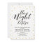 Modern Typography Wedding Rehearsal Dinner Card