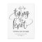 Modern Typography Wedding Save the Date Postcard
