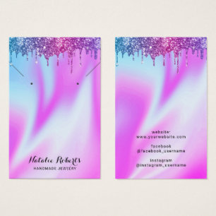 Modern Unicorn Drips Jewellery Earring Display