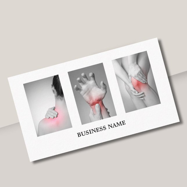 Modern Unique Doctor Orthopedics Business Card (Creator Uploaded)