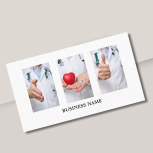 Modern Unique Medical Doctor Business Card