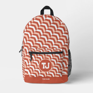 Modern Unique Soccer Minimalist Printed Backpack
