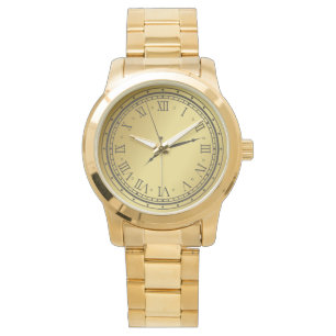 Modern Unisex   Oversize Gold Bracelet  Watch