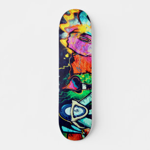 Modern Urban Abstract Graffiti Art Skateboard