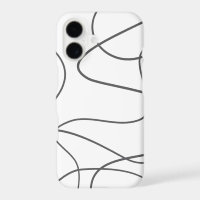 Modern, urban, abstract pattern. Curvy, wavy lines