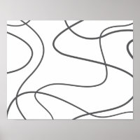 Modern, urban, abstract pattern. Curvy, wavy lines