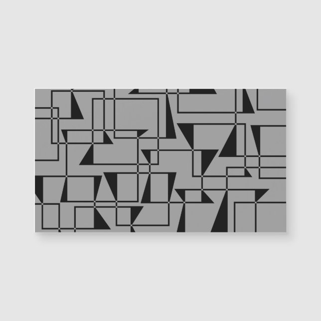 Modern, urban, bold, cool geometric pattern art (Front)