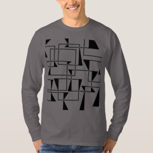 Modern, urban, bold, cool geometric pattern art T-Shirt