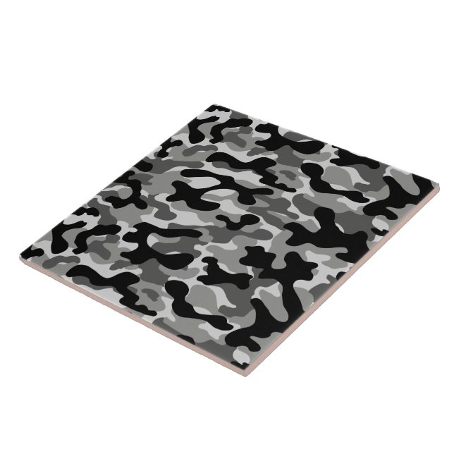 Modern Urban Camo Pattern  Tile (Side)
