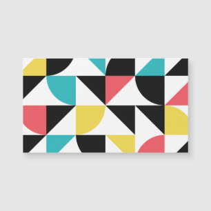 Modern, urban, colourful, fun geometric pattern