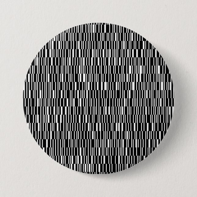 Modern, urban, contemporary geometric pattern art 7.5 cm round badge (Front)