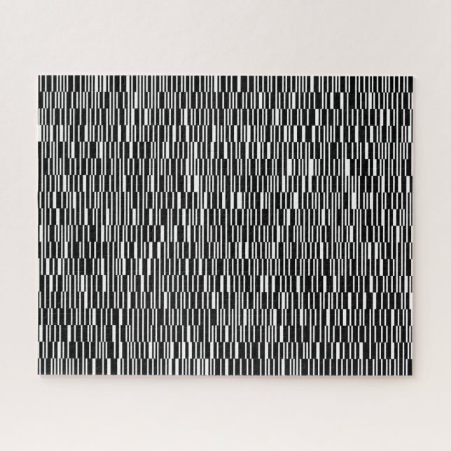 Modern, urban, contemporary geometric pattern art jigsaw puzzle (Horizontal)