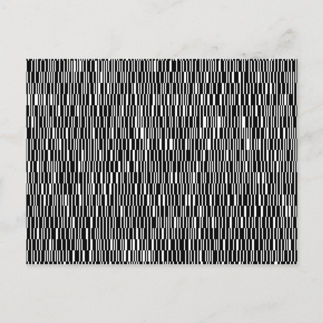 Modern, urban, contemporary geometric pattern art postcard (Front)