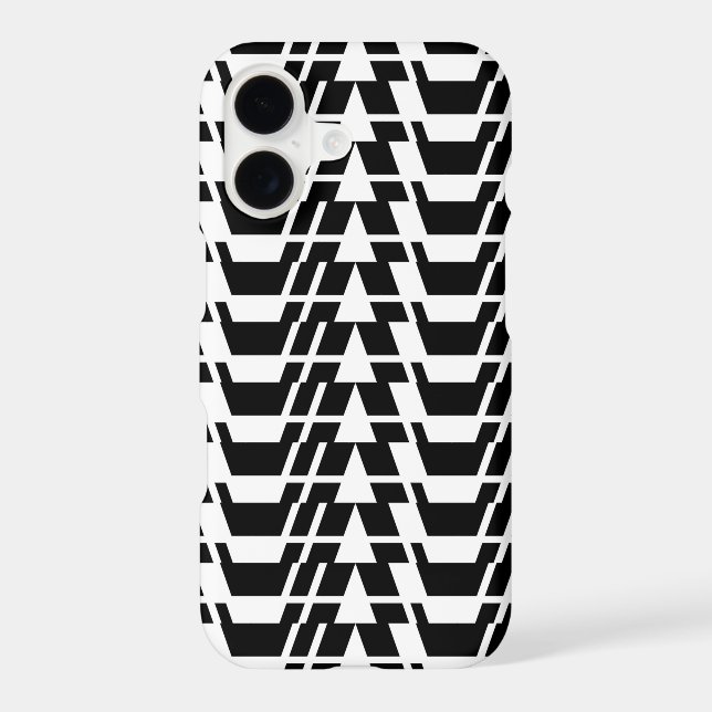 Modern, urban, cool, bold trendy geometric pattern (Back)