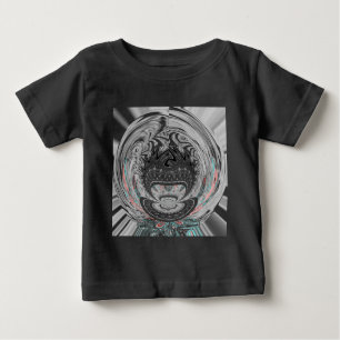 Modern urban flora pattern baby T-Shirt
