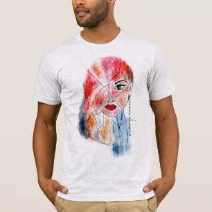 Modern Urban Girl Illustration - Aesthetic Graphic T-Shirt