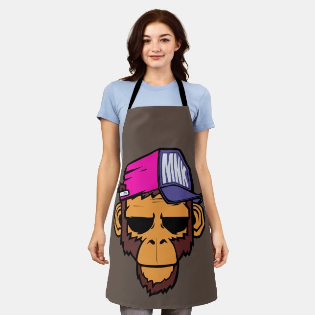 Modern Urban Monkey Apron (Worn)