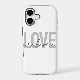 Modern, urban, simple, cool design Love Alabama