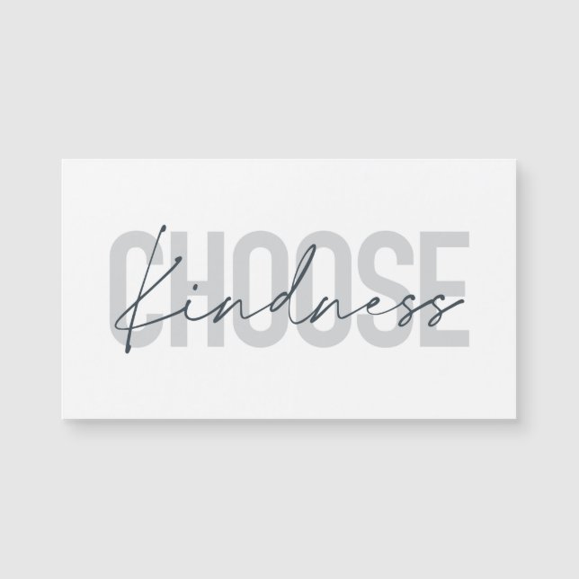 Modern, urban, simple design of Choose Kindness (Front)