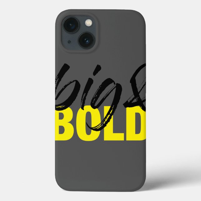 Modern, urban vibrant graphic design of Big & Bold Case-Mate iPhone Case (Back)