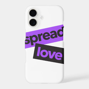 Modern, urban, vibrant, trendy graphic Spread Love