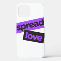 Modern, urban, vibrant, trendy graphic Spread Love